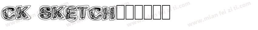 CK Sketch字体转换